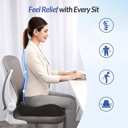 Orthopedic Seat Cushion for Cars, Office, Home, Travel – Free Shipping🔥