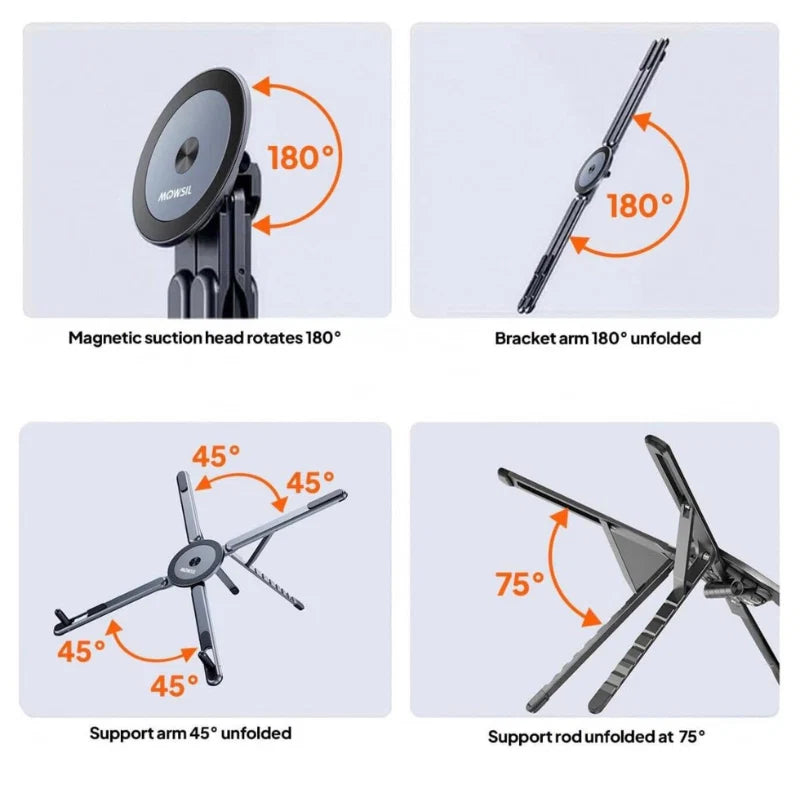 4-in-1 Foldable Laptop & Phone Stand