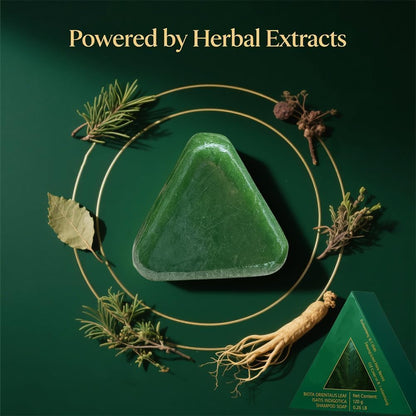 🌿 Nature Herbal Triangle Soap Bar – Free Shipping 🚚