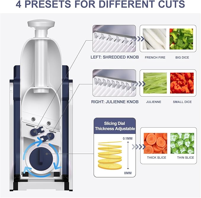 4-in-1 Mandoline Vegetable Cutter – Free Shipping 🚚