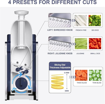 4-in-1 Mandoline Vegetable Cutter – Free Shipping 🚚