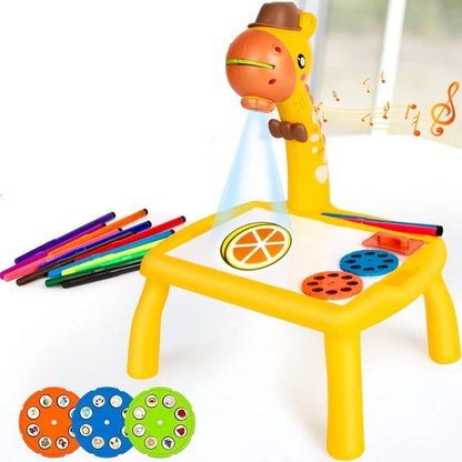 🌟Kids LED Drawing Projector Table طاولة الرسم التعليمية للأطفال 🖍️