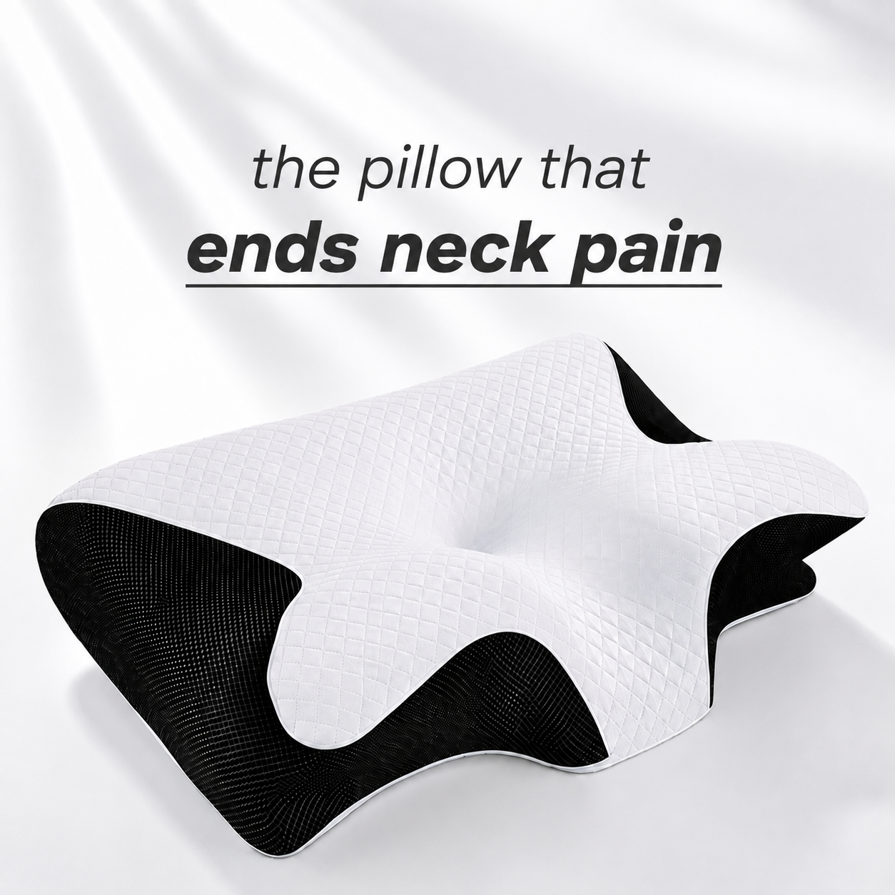 Orthopedic Ergonomic Butterfly Memory Foam Pillow
