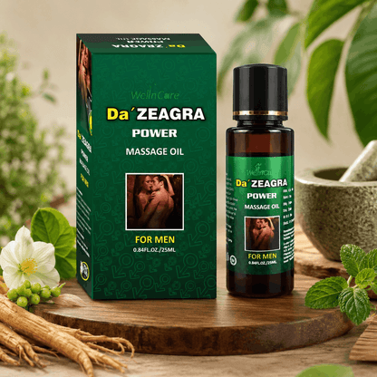 ™Da Zeagra Power Massage Oil ® for Men – Herbal Energy & Vitality Support for Men’s Daily Wellness