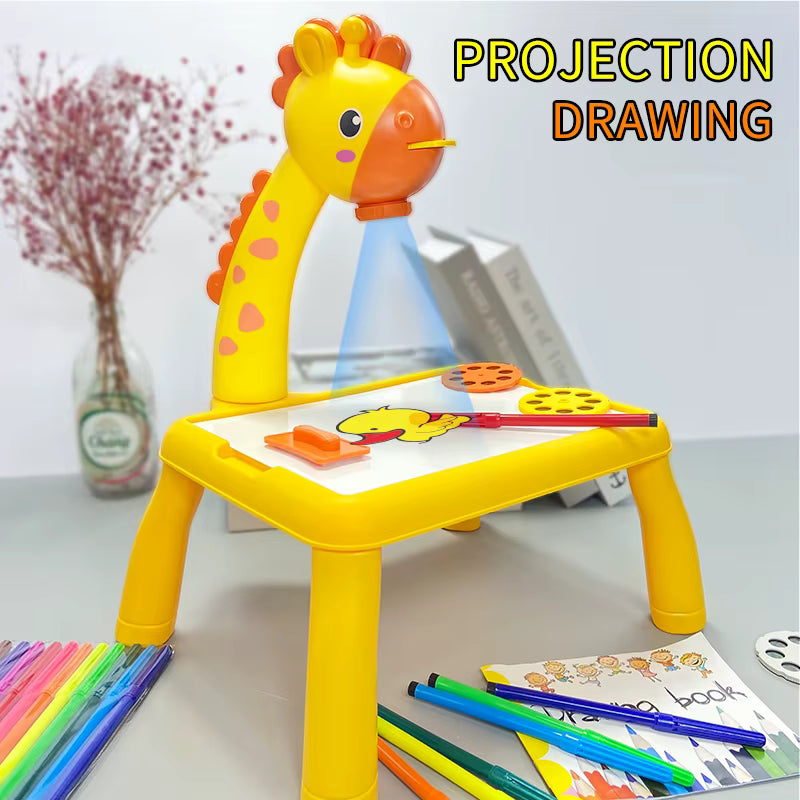 🌟Kids LED Drawing Projector Table طاولة الرسم التعليمية للأطفال 🖍️