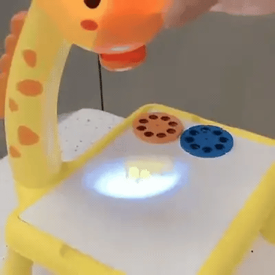 🌟Kids LED Drawing Projector Table طاولة الرسم التعليمية للأطفال 🖍️