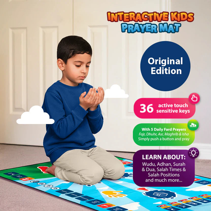 Kids Interactive Prayer Mat – Learn Salah Step by Step