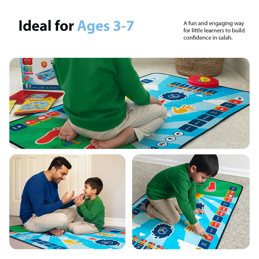 Kids Interactive Prayer Mat – Learn Salah Step by Step