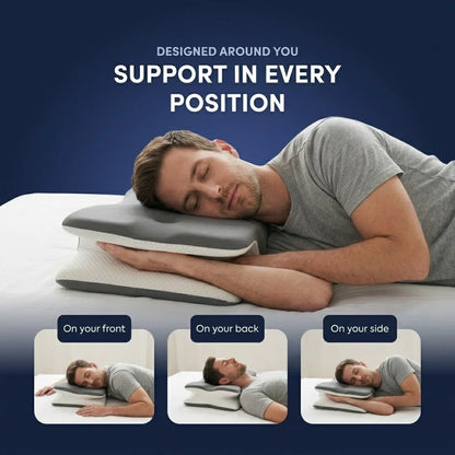 Orthopedic Ergonomic Butterfly Memory Foam Pillow