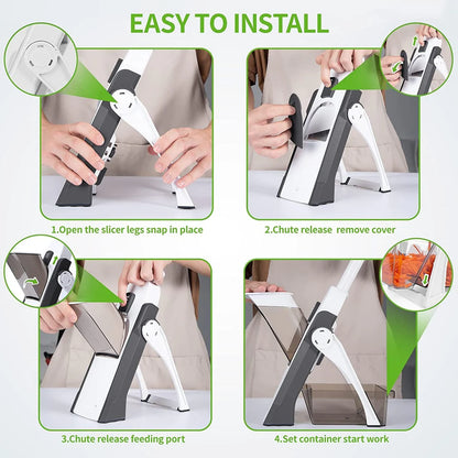 4-in-1 Mandoline Vegetable Cutter – Free Shipping 🚚