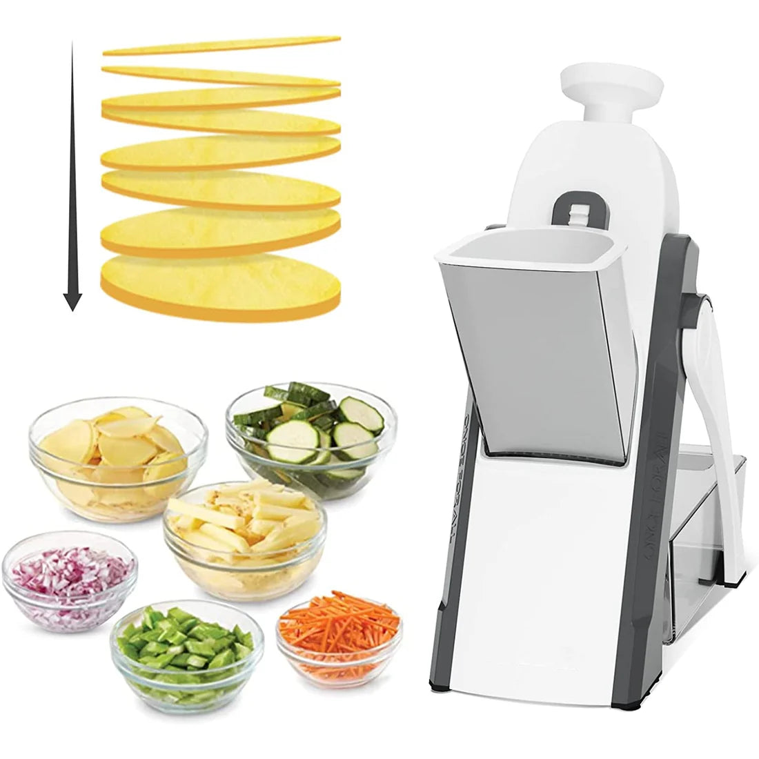 4-in-1 Mandoline Vegetable Cutter – Free Shipping 🚚