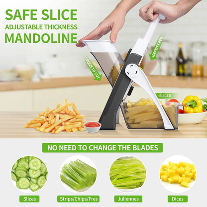 4-in-1 Mandoline Vegetable Cutter – Free Shipping 🚚