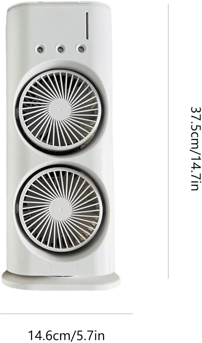 Double Ended Spray Fan – USB Rechargeable Portable Cooling Fan